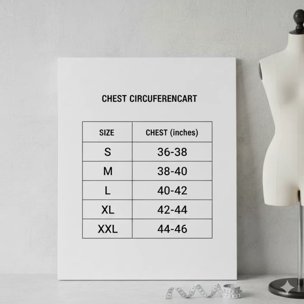 ตารางไซส์จากโรงงาน